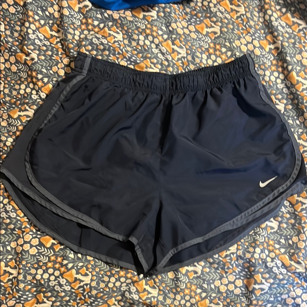 Nike Women's Dark Blue Athletic Shorts